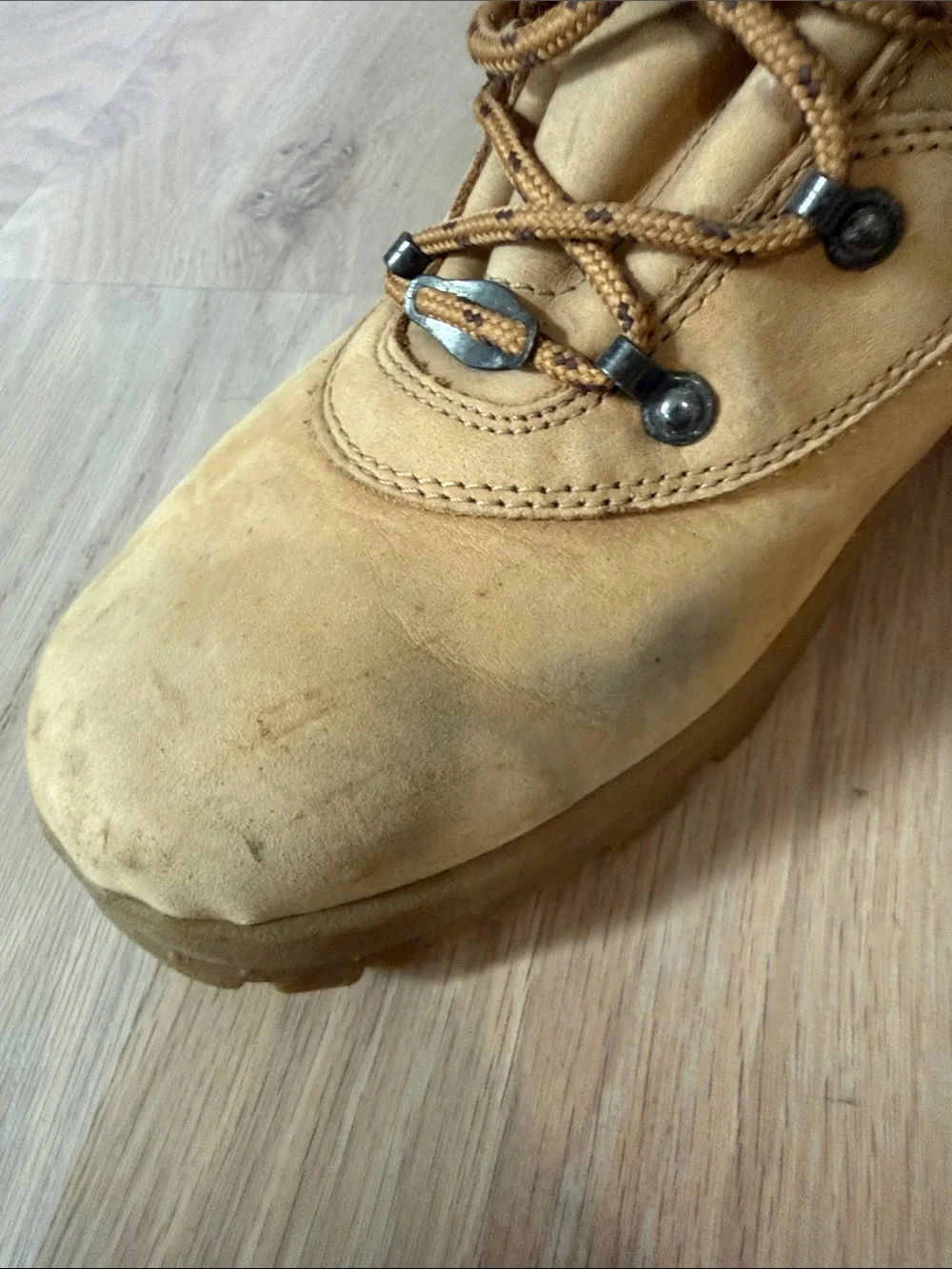 Vintage 1996 Nike ACG Air Hiking Boots Wheat Tan Men's Size 12